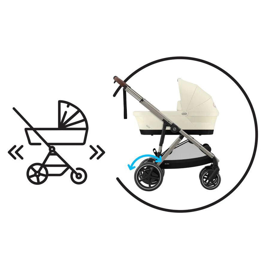 Coche de Paseo e-Gazelle S - Stone Grey | CYBEX
