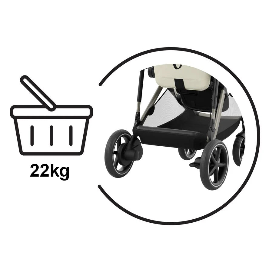 Coche de Paseo e-Gazelle S - Stone Grey | CYBEX