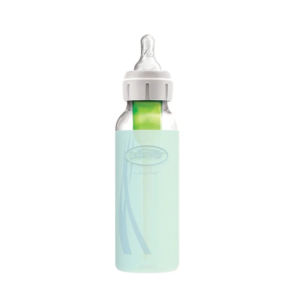 Funda Protectora para Mamadera de Vidrio - Menta | Dr. Brown's