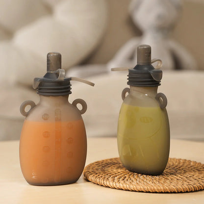 Pack de 2 Pouches de Silicona Happii Bear - 170ml | haakaa