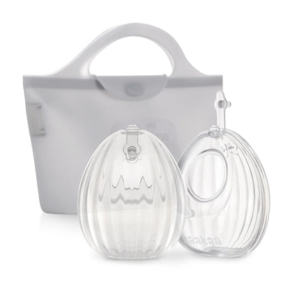 Set de 2 Shells Recoletoras + Bolsa Esterilizadora de 750 ml | haakaa