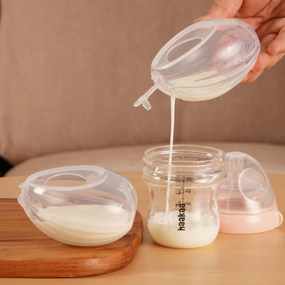 Set de 2 Shells Recoletoras + Bolsa Esterilizadora de 750 ml | haakaa
