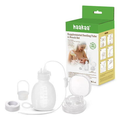 Sonda y Bolsa para Alimentación Suplementaria | haakaa