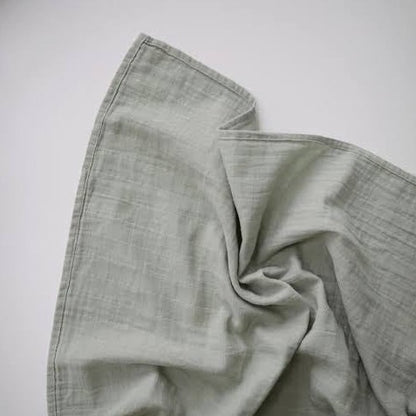 Manta Swaddle de Muselina de Algodón Orgánico - Belgian Grey | Mushie