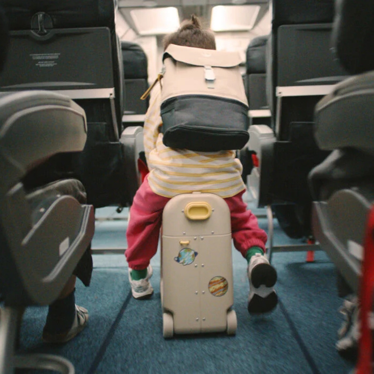 Maleta Infantil y Cama de Viaje JetKids™ BedBox™ - Azul Ártico | Stokke