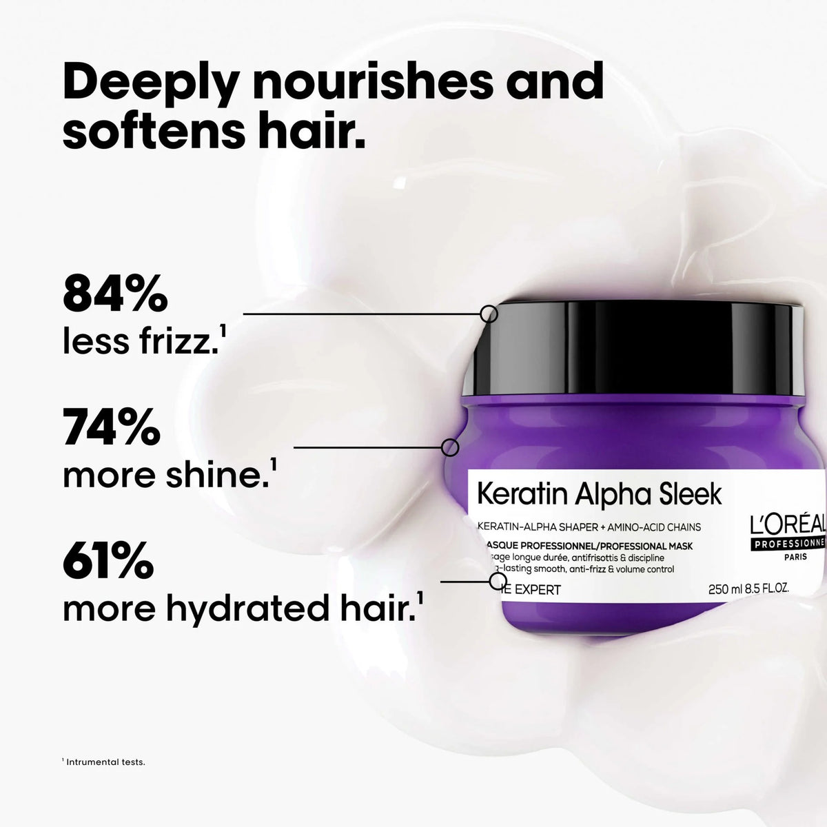 L'Oréal Professionnel Keratin Alpha Sleek Professional Hair Mask 250ml