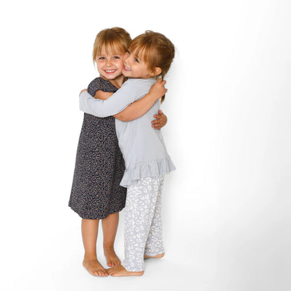 Pijama Niña de Algodón Pima - Celeste | Nala Maternity