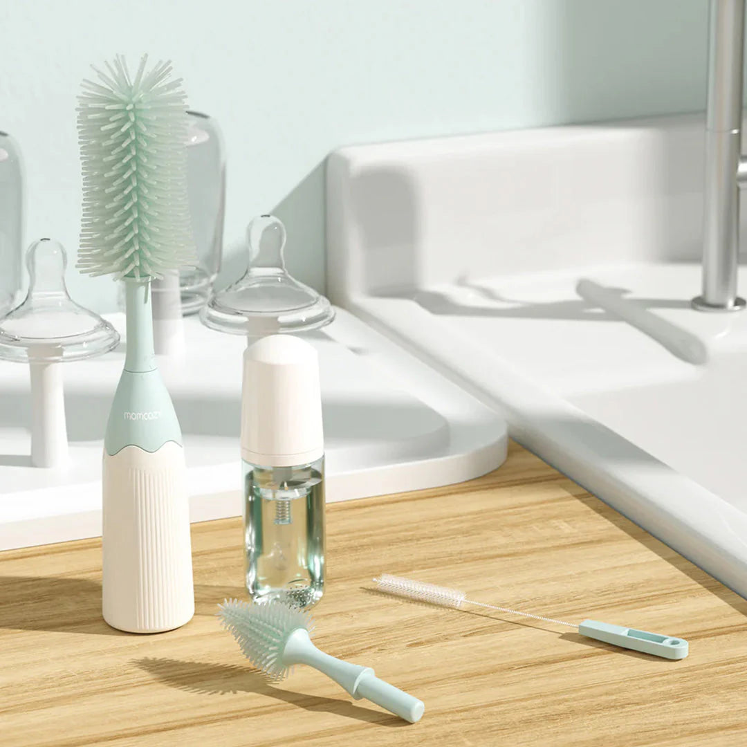 Kit de Cepillos para Mamaderas - Verde | MomCozy