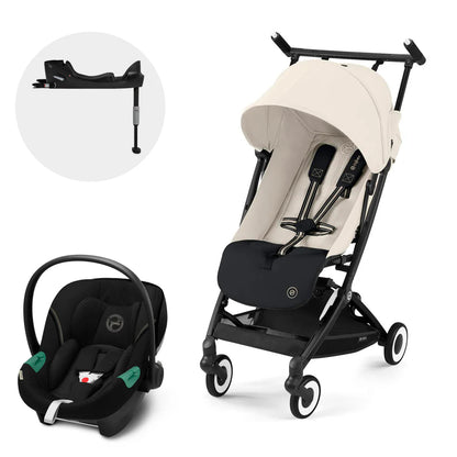 Travel System: Coche Libelle + Silla Aton S2 + Base - Canvas White | CYBEX