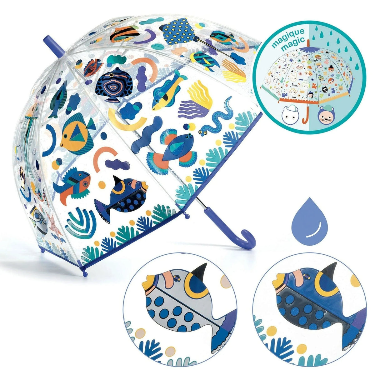 Paraguas - Peces Mágicos - Mediano | Little Big Room