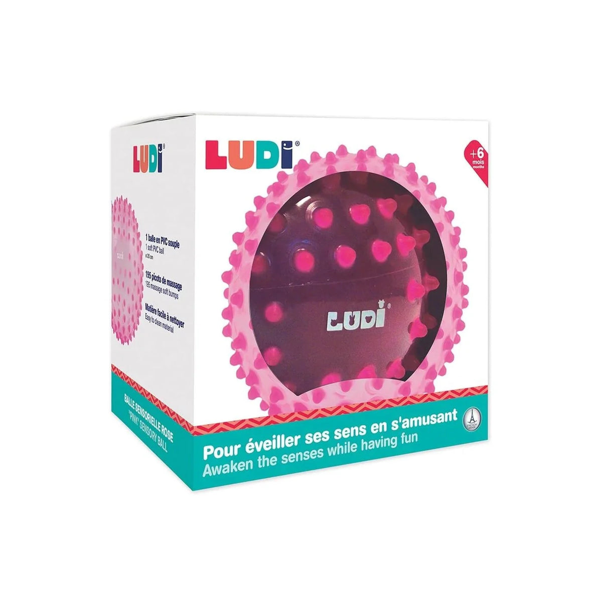 Pelota Sensorial - Rosa | Ludi