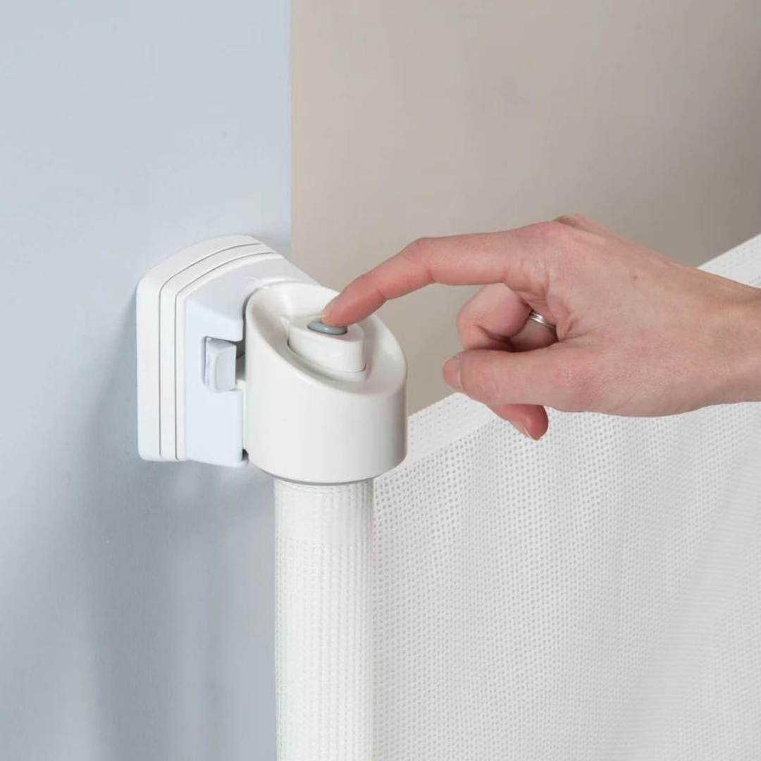 Puerta de Seguridad Infantil Retráctil (140 cm) - Blanco | KidCo