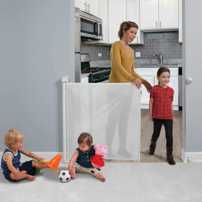 Puerta de Seguridad Infantil Retráctil (140 cm) - Blanco | KidCo