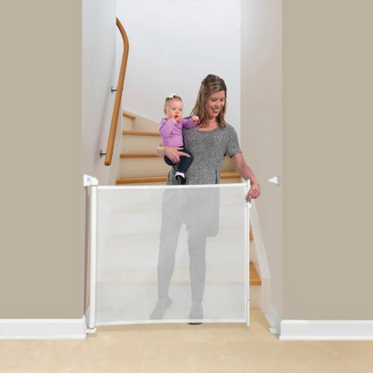 Puerta de Seguridad Infantil Retráctil (140 cm) - Blanco | KidCo