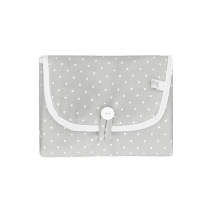 Portable Changing Mat - Grey Dots