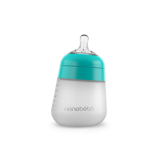 Mamadera de Silicona 270 ml - Turquesa | Nanobebé