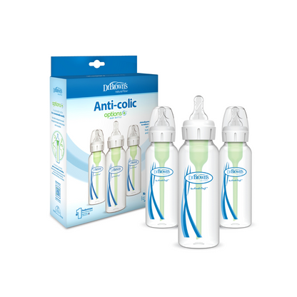 Pack de 3 Mamaderas Anticólicos - 250ml | Dr. Brown's