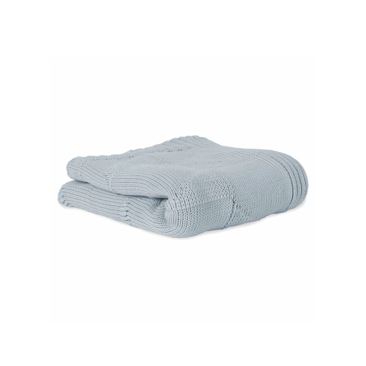 Manta Punto Ivy 100% Algodón Orgánico - Azul | Bonjourbébé