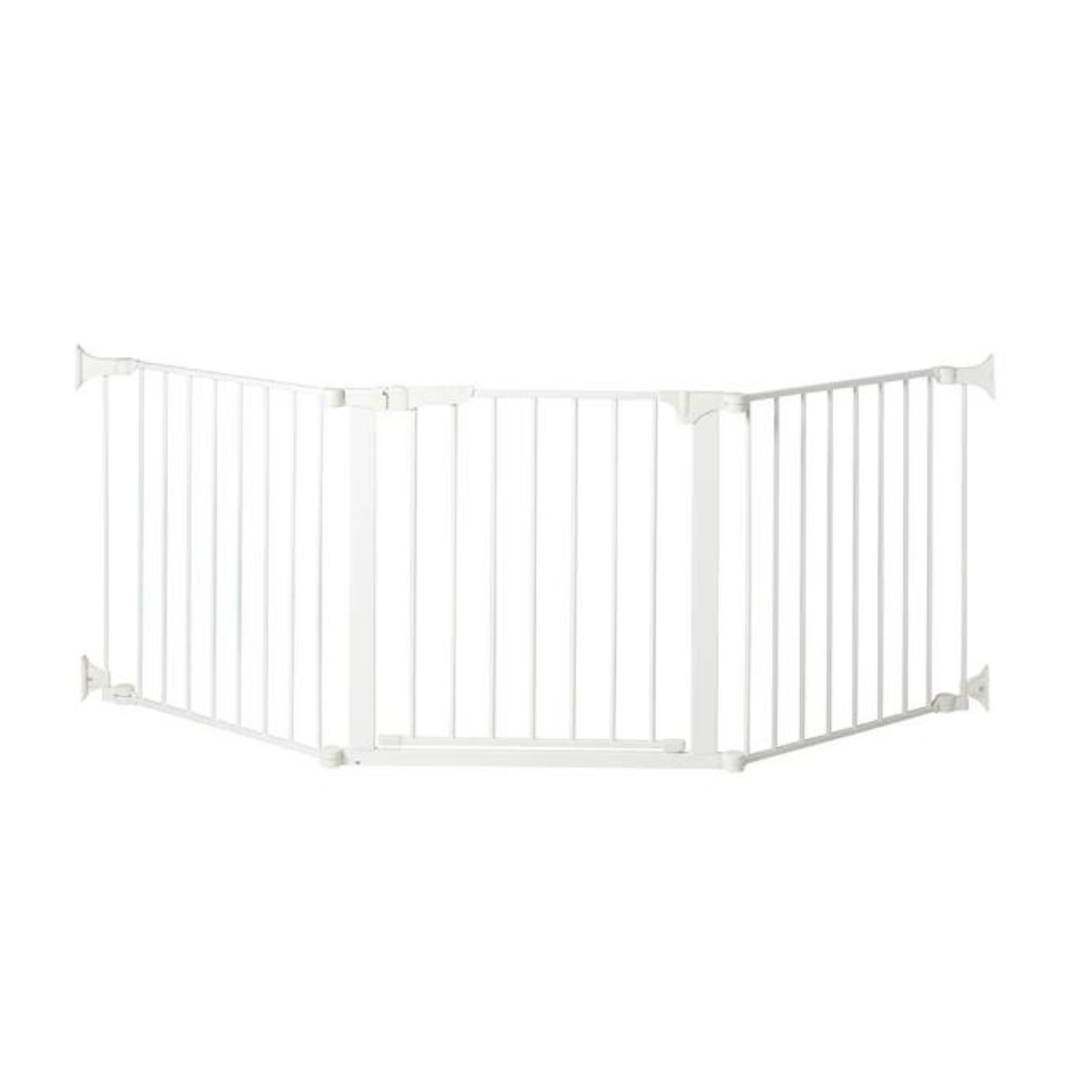 Puerta de Seguridad Autoconfigurable con Cierre Automático (210 cm) - Blanco | KidCo