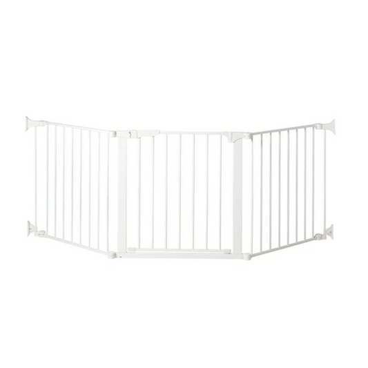 Puerta de Seguridad Autoconfigurable con Cierre Automático (210 cm) - Blanco | KidCo