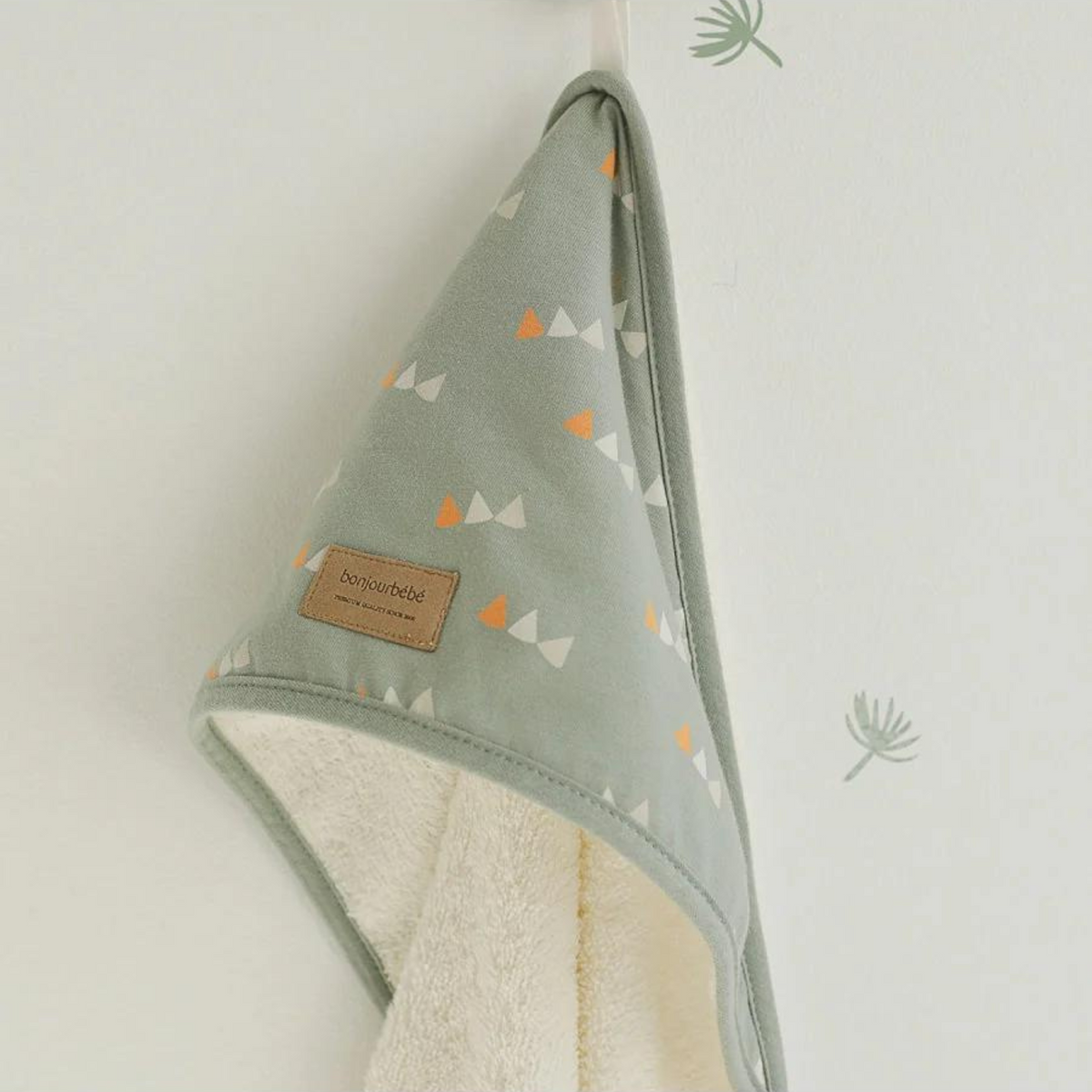 Toalla de Baño con Capucha 100% Algodón - Hunter Green | Bonjourbébé