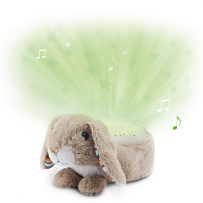 Peluche con Proyector de Estrellas y Melodías Relajantes - Ruby the Rabbit | Zazu