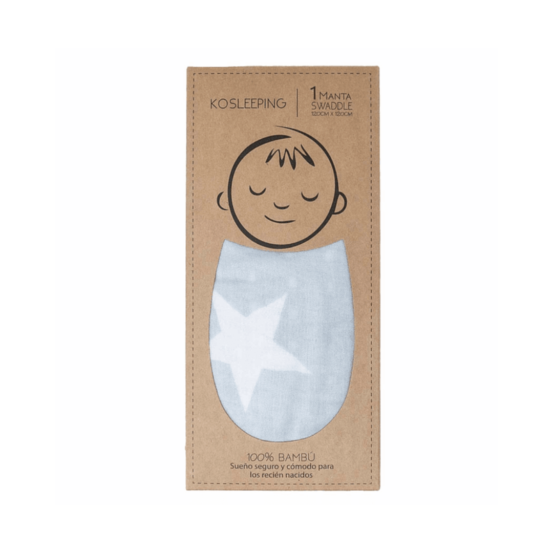Manta Swaddle Bambú - Gris | Kosleeping