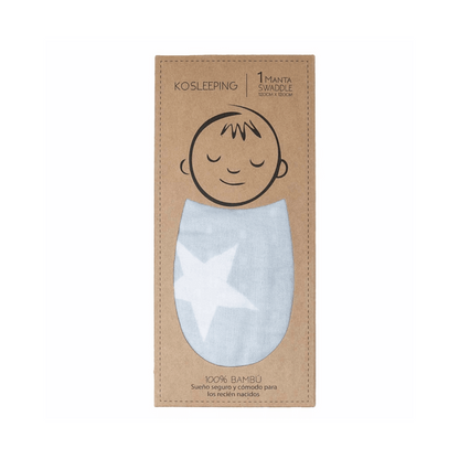 Manta Swaddle Bambú - Gris | Kosleeping