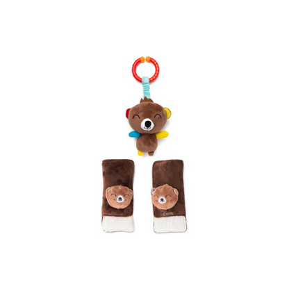 Almohadilla para Arnés con Juguete Multisensorial Diono Baby - Oso | Diono