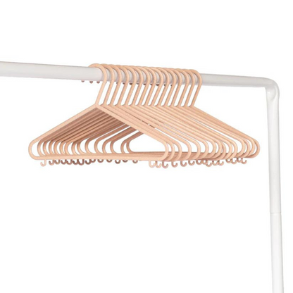 Set de 30 Colgadores Ecológicos para Ropa de Bebés y Niños - Rosado | 3 Sprouts