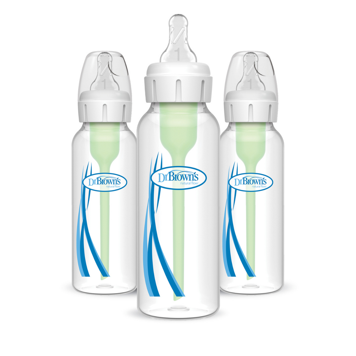 Pack de 3 Mamaderas Anticólicos - 250ml | Dr. Brown's