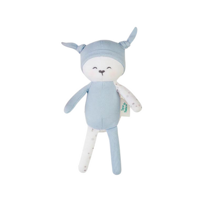 Peluche 100% Algodón Orgánico - Azul | Saro