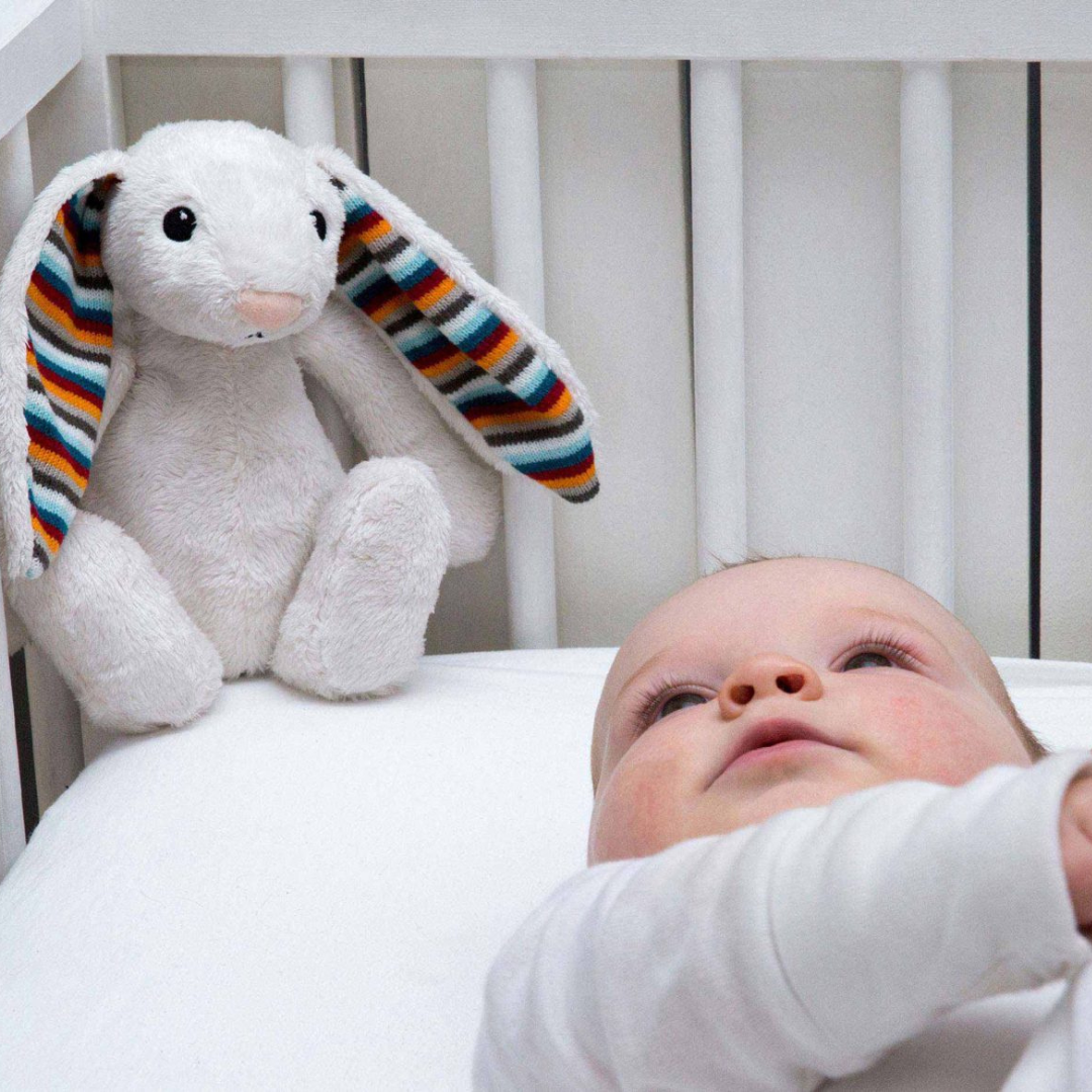 Peluche con Ruido Blanco y Sensor de Llanto - Bibi The Bunny | Zazu