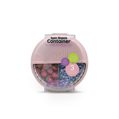 Contenedor de Snacks Giratorio - Rosado | Melii