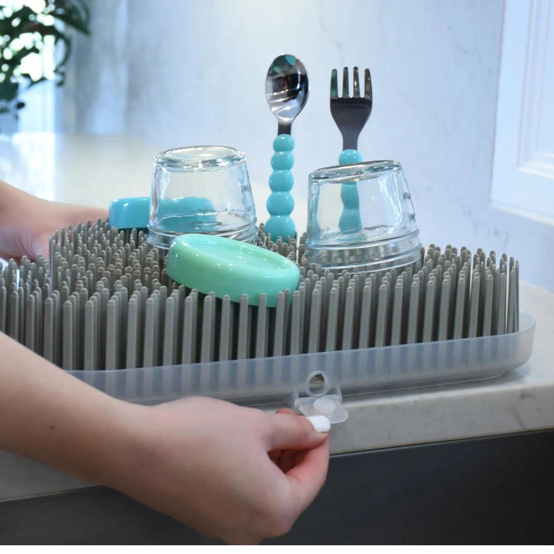 Baby Bottle Dryer Rack - Gray 