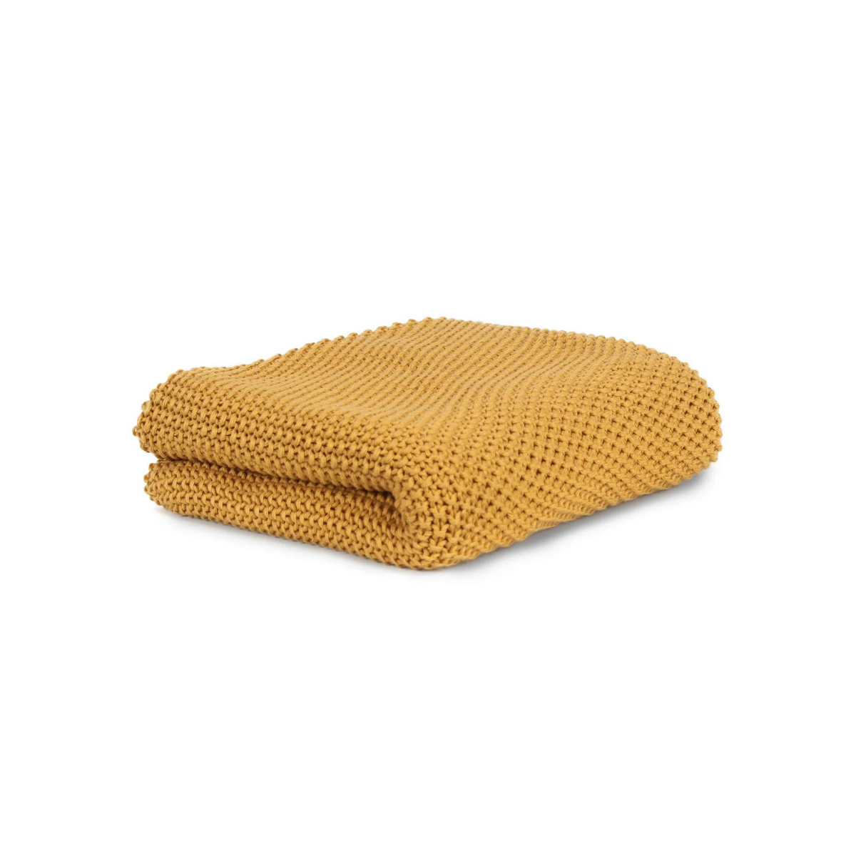 Manta Punto Rice 100% Algodón Orgánico - Mostaza | Bonjourbébé