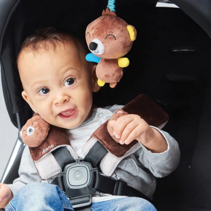 Almohadilla para Arnés con Juguete Multisensorial Diono Baby - Oso | Diono