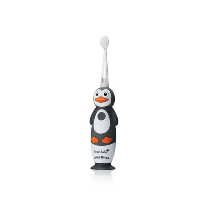 Cepillo de Dientes Eléctrico Recargable para Bebés y Niños WildOnes - Pingüino | Brush Baby