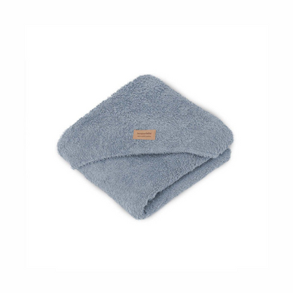 Toalla de Baño con Capucha 100% Algodón - Denim Blue | Bonjourbébé