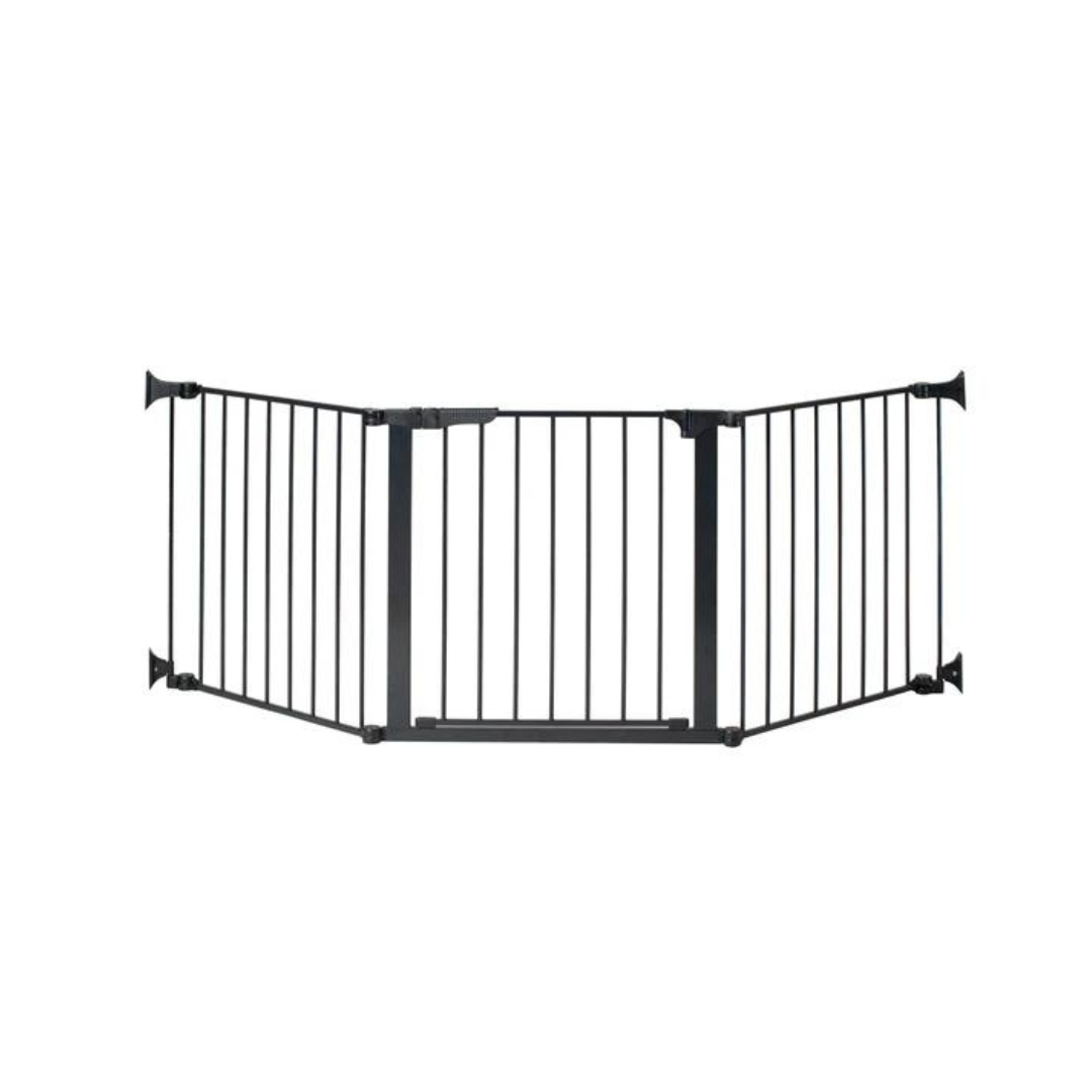 Puerta de Seguridad Autoconfigurable con Cierre Automático (210 cm) - Negro | KidCo