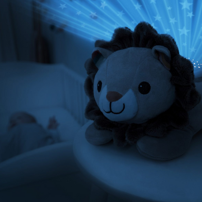 Peluche con Proyector de Estrellas y Melodías Relajantes - Leo the Lion | Zazu