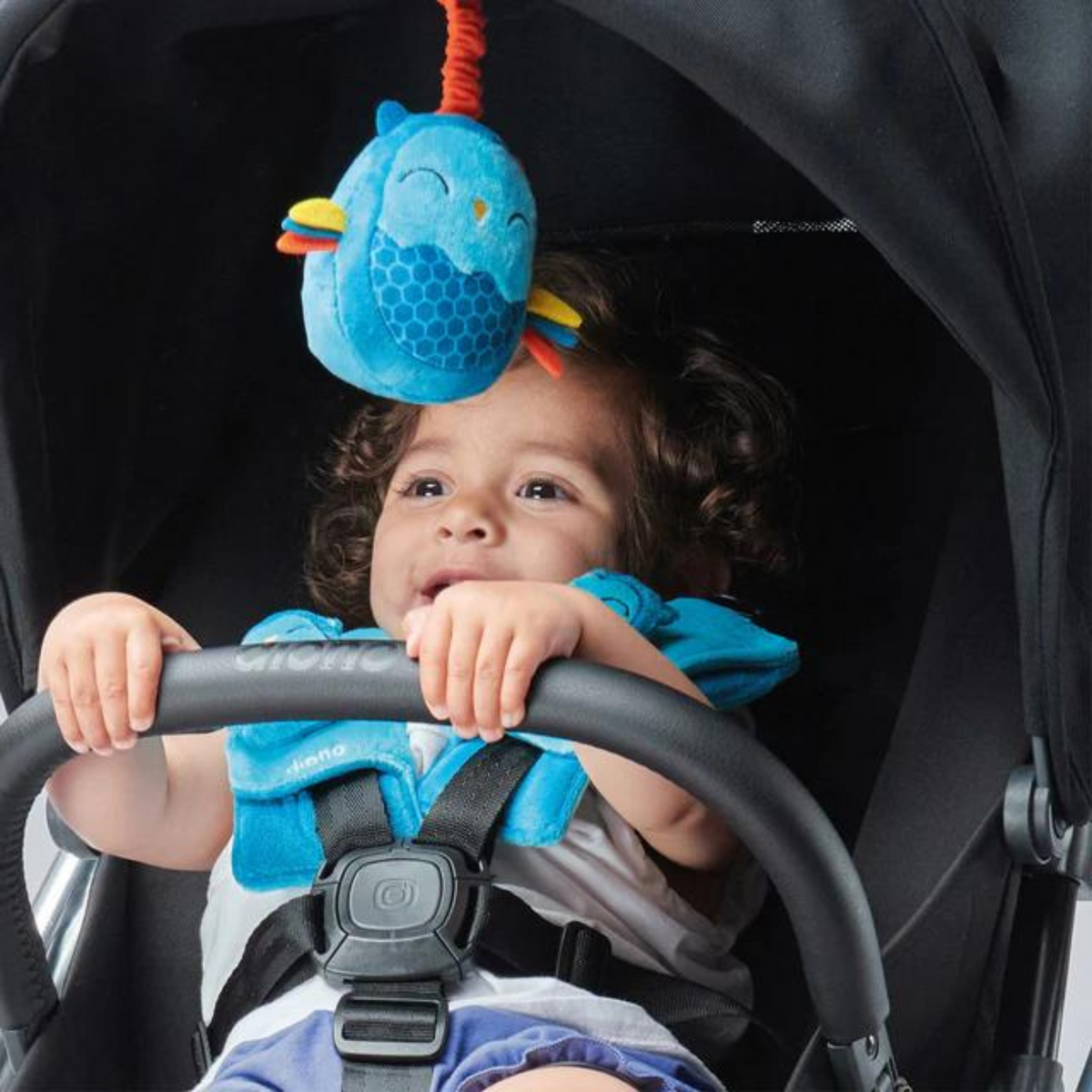Almohadilla para Arnés con Juguete Multisensorial Diono Baby - Buho | Diono