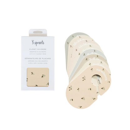 Separadores de Clóset (Recién Nacido a 24 Meses) - Oliva | 3 Sprouts
