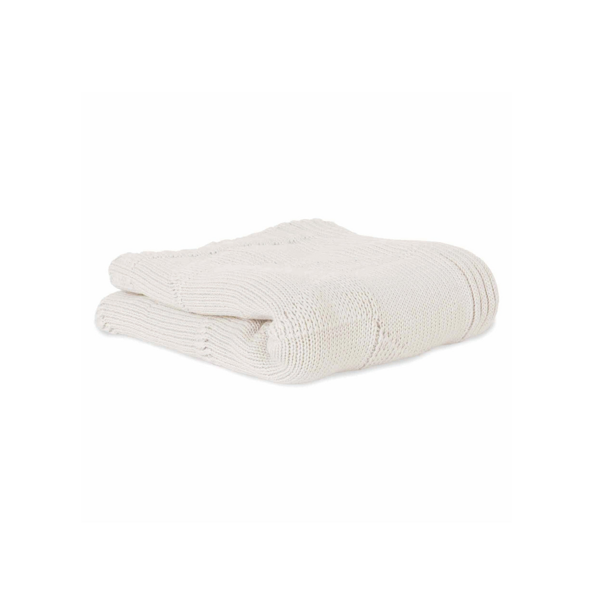 Manta Punto Ivy 100% Algodón Orgánico - Blanco Natural | Bonjourbébé