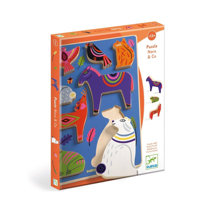 Puzzle Madera Encaje - Nora & Co | Djeco