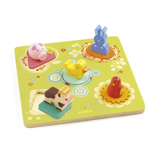Wooden Relief Puzzle - Bildi