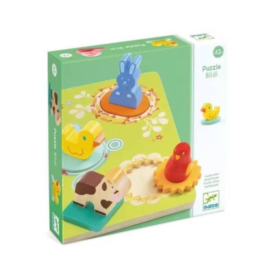 Puzzle Madera Relieve - Bildi | Djeco