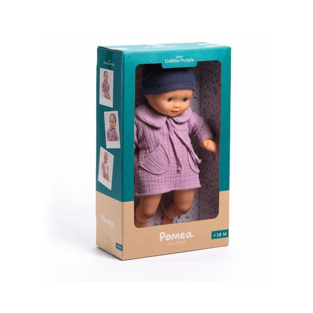 Muñeca Pomea 32 cm - Dalhia Púrpura | Djeco