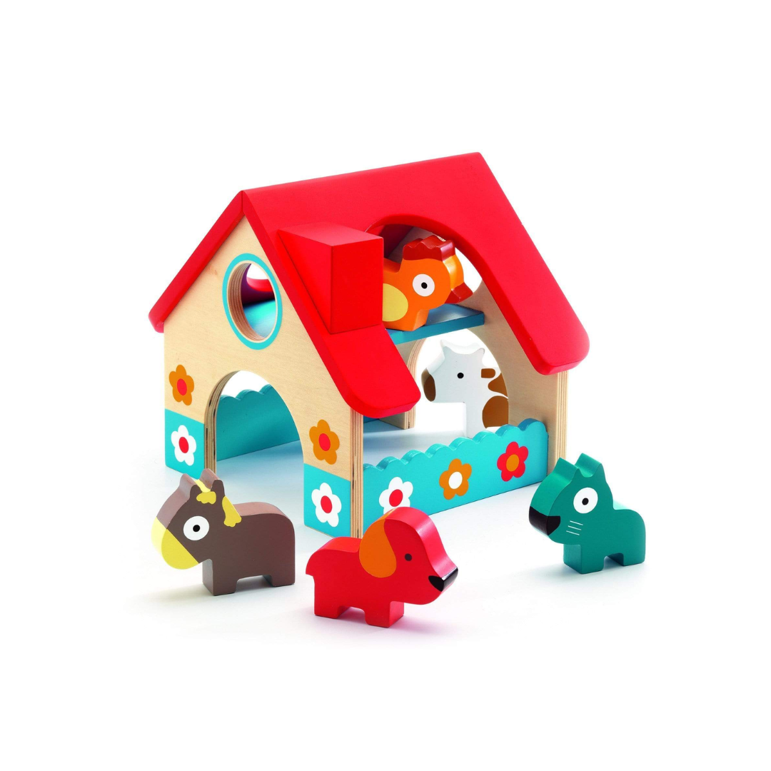 Mini Granja de Madera | Djeco