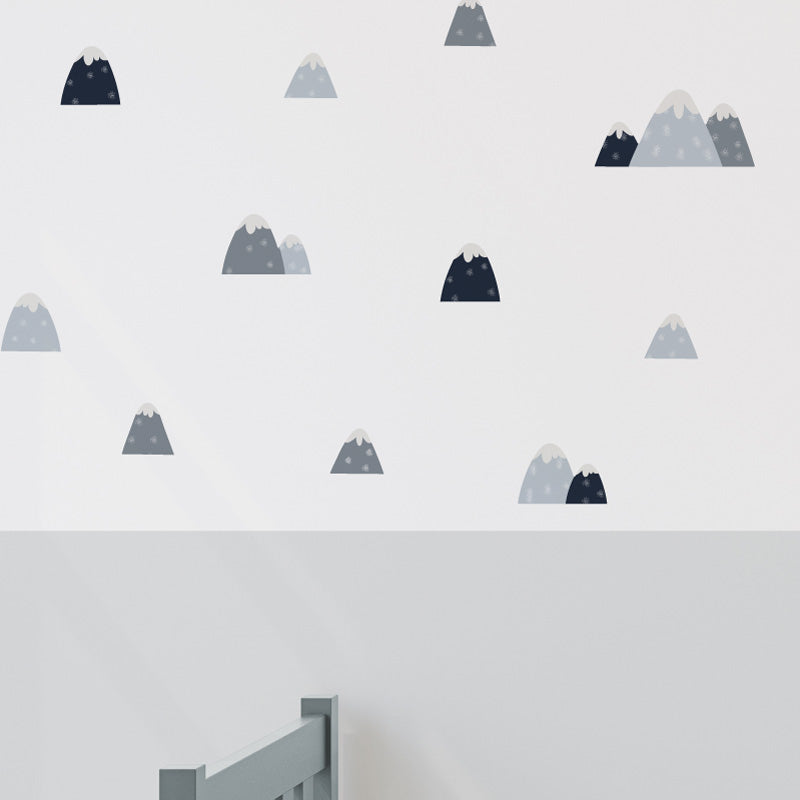 Stickers Decorativos Para Muros - Volcanes Azul y Celeste | Murami